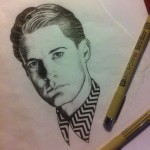 twin peaks, art, drawing, tattoo design,